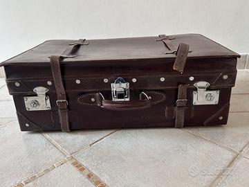 Valigia cuoio vintage