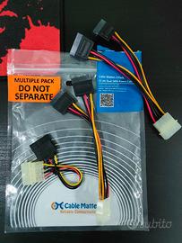 Cavi Molex 4pin to Sata pacco da 3