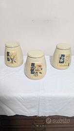 Tris Barattoli Cucina in Ceramica