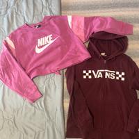 Lotto 2 felpe donna Vans - nike