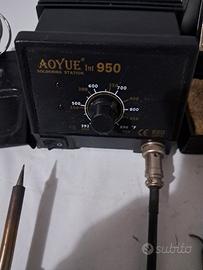 stazione saldante aoyue 950 pinze smd TWEEZER