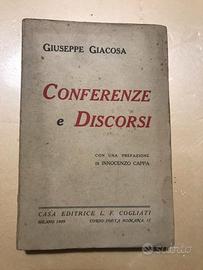 Giuseppe Giacosa - Conferenze e discorsi