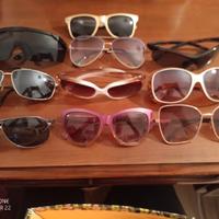 10 paia occhiali da sole