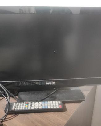 televisore toshiba 22 pollici colore nero smart tv