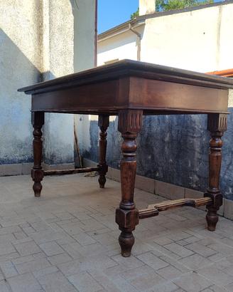 tavolo il legno con cassetto 85x140
