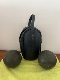 Bocce da gioco professionali con custodia