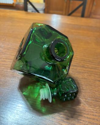 Rare Empoli Genie Bottle verde smeraldo