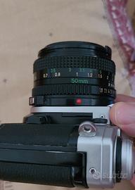 Kit Vintage Canon AT-1 + Obiettivi FD 50mm e 135mm