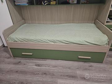 Letto singolo + doppia rete inclusa