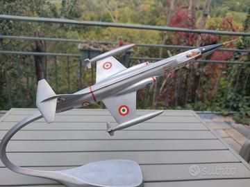 Modellino F-104G Starfighter AMI in alluminio
