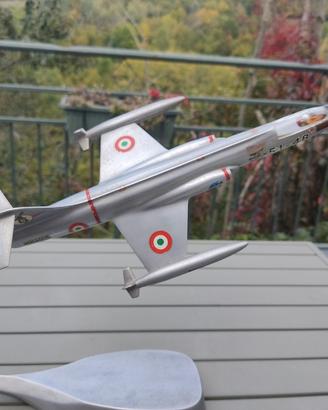 Modellino F-104G Starfighter AMI in alluminio