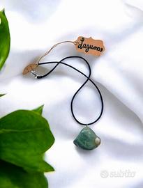 Collana con Pietra Naturale Minerale “Laguna”