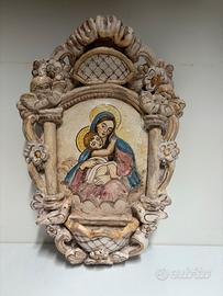 Acquasantiera Madonna con bambino