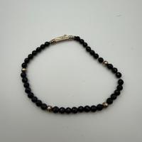 Bracciale Cesare Paciotti con perline nere