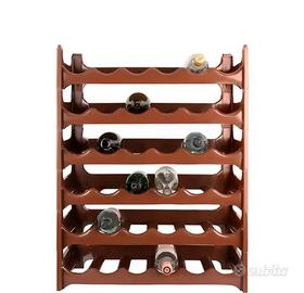 19 scaffali portabottiglie per dispensa