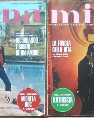 Riviste fotoromanzi - Mina degli anni 60-70