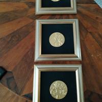 monete in tiratura limitata bronzo placato oro