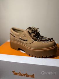 Stone Street Boat Shoe Beige