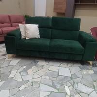Divano 3 posti con letto estraibile
