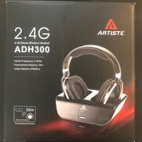 Cuffie wireless Artiste ADH300 2.4 Ghz 30 metri