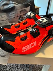 Sidi Wire Carbon – colore arancio lucido n.43