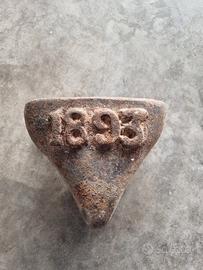 ferma portone d'epoca vintage 1893