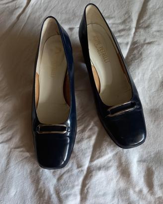 Scarpe Donna eleganti blu n. 40.