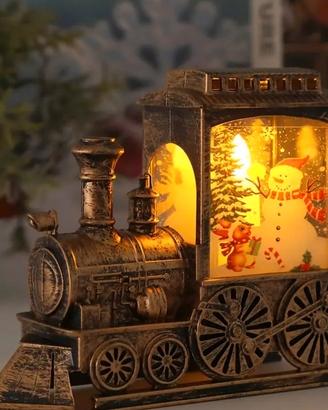 Luci natalizie a forma di treno 3d