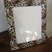 Cornice Portafoto Leopardato ritratto foto