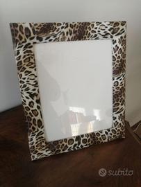 Cornice Portafoto Leopardato ritratto foto