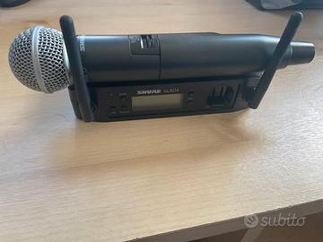 radiomicrofono shure glxd sm58