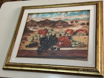 Quadro Dipinto Olio Su Tela Stile De Chirico
