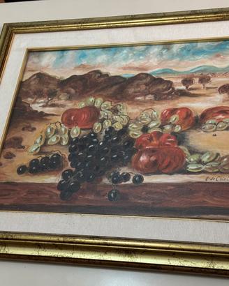 Quadro Dipinto Olio Su Tela Stile De Chirico