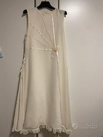 Abito cerimonia avorio Happy Kids tg 14 anni