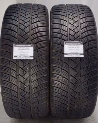 2 PNEUMATICI USATI 225/50R18 99V W. PRO VREDESTEIN