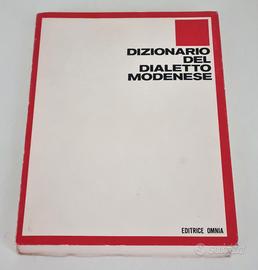 Dizionario del dialetto modenese Libro vocabolario