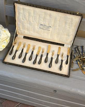 Forchette e coltelli argento 800