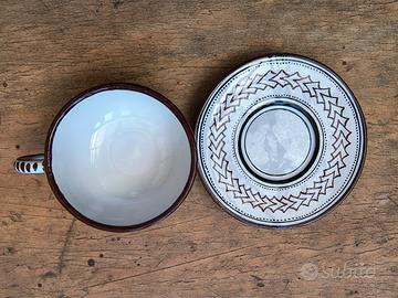 Tazza da te dipinta a mano -Deruta-