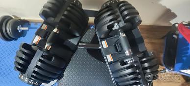 manubri modulari da 2.5kg a 24 kg + struttura