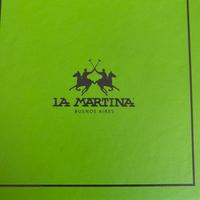 Cintura in pelle La Martina double face