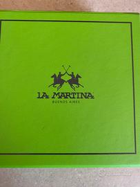 Cintura in pelle La Martina double face