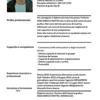 Esperienza lavorativa