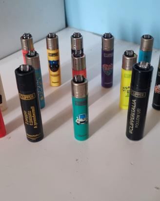 accendini mini clipper e grandi