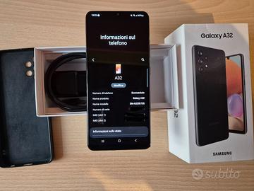 Samsung SM-A325F/DS AWESOME BLACK 128 GB + cover