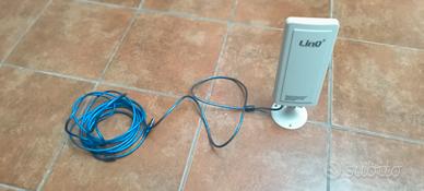 Adattatore WiFi 802.11g/n USB con antenna 30dBi