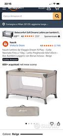 Lettino da viaggio/box giochi Hauch Dream n Play