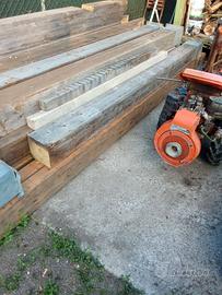 Tettoia in legno
