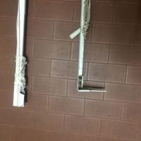 2 binari metallici per tende