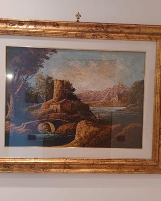 quadro dipinto olio su tela 50 per 70- G. Grignani