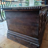 Cassapanca legno massello 150 anni perfetta 